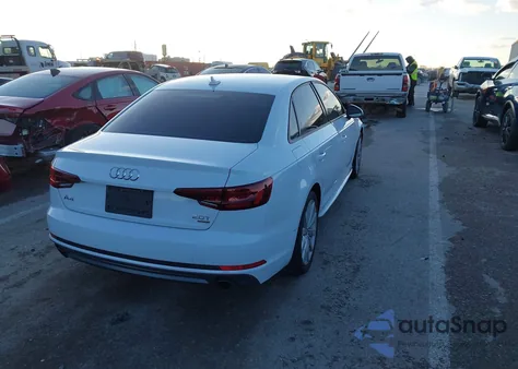 2018 Audi A4 2.0T Tech Ultra Premium/2.0T Ultra Premium из США, поврежденный, VIN WAUKMAF45JA090591